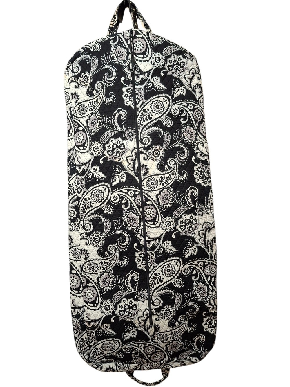 Vera Bradley Black & White Floral Quilted Garment Bag